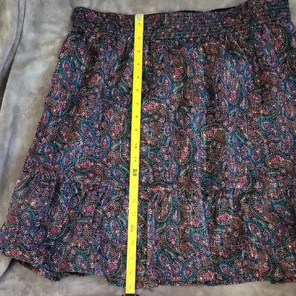 LOFT Paisley Print Women's L Skirt - Picture 2 of 6